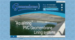 Desktop Screenshot of geomembrane.in